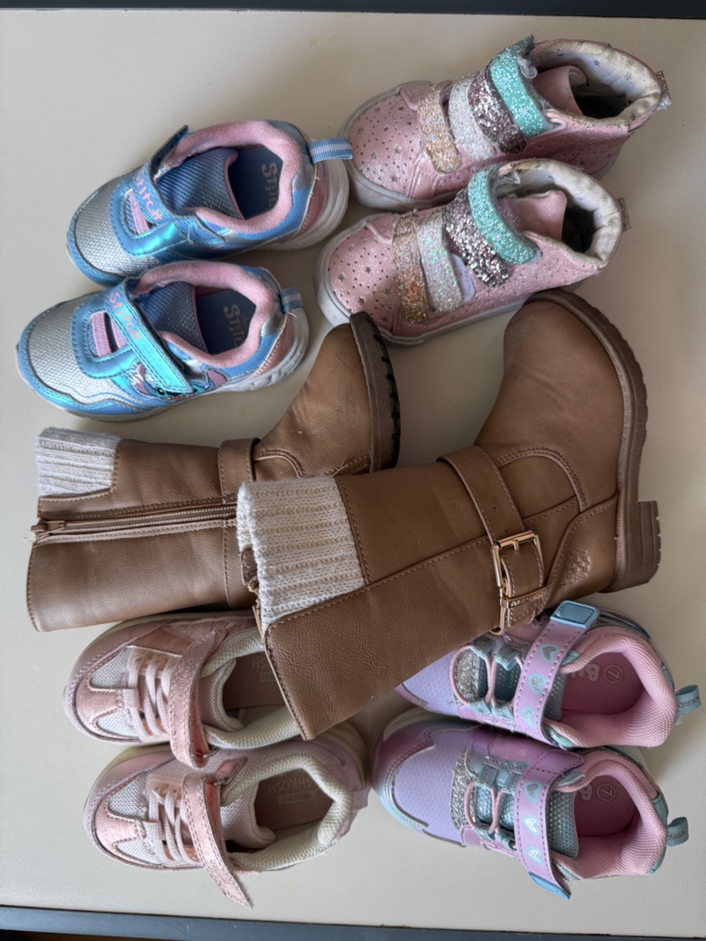 Bundle of Girls Shoes. Size 7. All in excellent Condition.